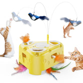 PANRIO cheese-shaped interactive toy display for engaging solo play and bonding.
