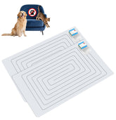 PAPARELA Scat Shock Mat on a counter setup deters pets from furniture
