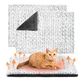 Papettly two-pack self-warming cat bed packaged for easy warmth