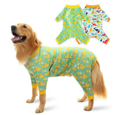 PAPIAMEN Funny Duck Dog Pajamas front view showing warmth and comfort