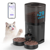 PAPIFEED 7L feeder with WiFi setup for quick remote feeding control.