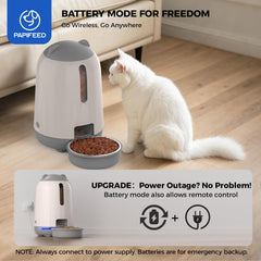 PAPIFEED moisture-proof bin keeps food fresh and dry.
