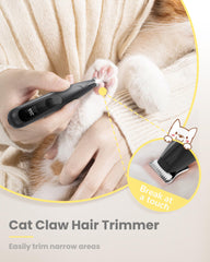 PAPMINI Type-C rechargeable battery supports cordless grooming sessions.