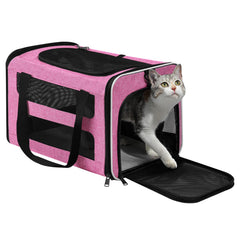 PAPZER cat carrier soft-sided top-entry for easy loading and travel