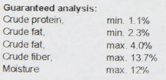 Paragon Veggie Ear dog treat texture closeup showing veggie-based digestibility.