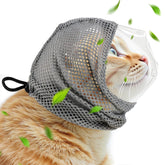 Parawo mordaza para gatos con ajuste ergonómico para un cepillado cómodo.