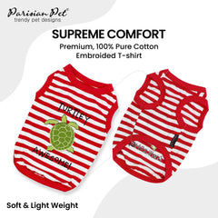 Parisian Pet breathable cotton fabric keeps dogs cool and comfortable