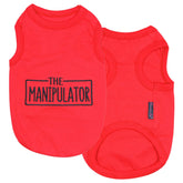 Parisian Pet embroidered manipulator tank top enhances playful dog style