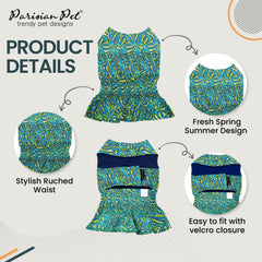 Parisian Pet lightweight breathable fabric dress keeping dog cool