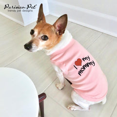 Parisian Pet machine washable dog t-shirt simplifies cleanup after adventures