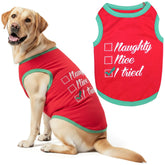 Parisian Pet Naughty-Nice embroidered tshirt closeup demonstrates durable stitching for daily wear.