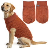 Parisian Pet unisex dog sweater pull-over shows cozy warmth for walks.