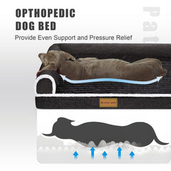 Patas Lague warm flannel surface provides cozy, secure sleeping comfort.