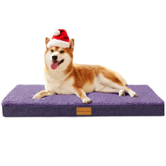 Patas Lague orthopedic dog bed with egg crate foam providing joint-friendly support