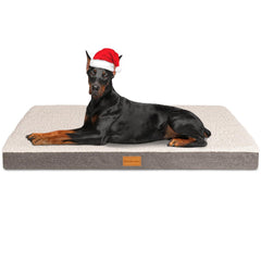 Patas Lague orthopedic jumbo dog bed 56x40 cover—durable platform for restful sleep and large-dog comfort.
