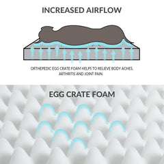 Patas Lague removable cover demonstrates machine-washable care.