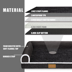 Patas Lague waterproof TPU cover keeps the bed dry and clean.