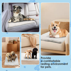 PatiencET dog cooling mat cool-side close-up highlights breathable ice silk surface.