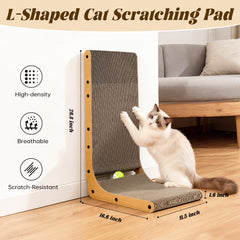 PatiencET scratching board laid flat offers a comfy lounging pad and boredom relief.