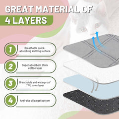 PatiencET pad shows waterproof bottom to protect floors during use.
