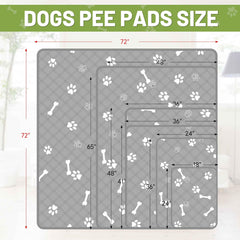 PatiencET washable pee pad skin-friendly surface offers breathable comfort for pets.
