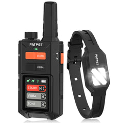 PATPET dog training collar night-lights receiver improves night visibility during walks