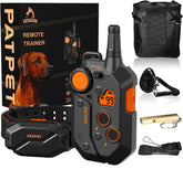 PATPET dog training collar remote demonstrates precise control during obedience sessions