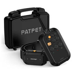 PATPET dog training collar with remote for precise command control during outdoor training