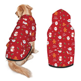 PAUSEBOLL dog Christmas hoodie front view—festive warmth for daily walks.