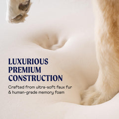 PAW BRANDS PupRug luxe faux fur texture inviting cozy lounging.