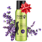 Paw Fume Royal Lavender Detangler Bottle delivers long-lasting freshness for dogs.