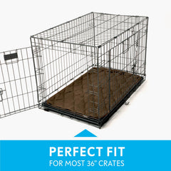 Paw Inspired crate mat waterproof bottom protects crate and floors