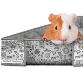 Paw Inspired Critter Box liner with raised sides keeps cages clean and contained.