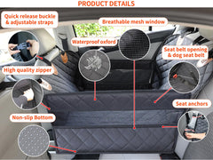 Paw Jamboree anti-slip bottom keeps extender stable on the seat.