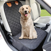 Paw Jamboree front seat cover safeguards your car from dogs' fur and spills.