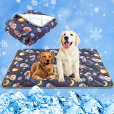 Paw Legend cooling mat front view shows dual-side cool-tech for lasting comfort