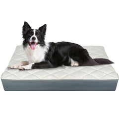 Paw Libero large orthopedic dog bed top view shows roomy surface for lounging and stretching.
