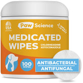 Paw Science: toallitas antibacteriales para perros y gatos, limpieza suave.