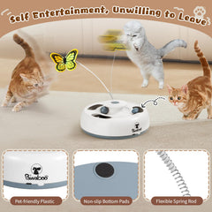 Pawaboo 3-in-1 toy: USB rechargeable power for long playful sessions