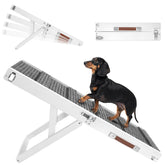 Pawaboo dog ramp full view on couch showing stable access for pets
