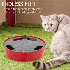 Pawaboo interactive cat toy fast mode action demonstrating energetic chase