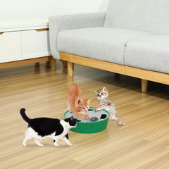 Pawaboo interactive cat toy hiding-mouse-action captures bursts of play and chase excitement.