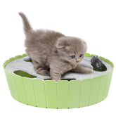Pawaboo interactive toy running mouse front view engages cats with realistic motion for active play.