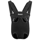 Pawaboo Pet Carrier Backpack front view for hands-free travel with small pets.