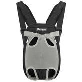 Pawaboo Pet Carrier Backpack front view for hands-free travel with small dog