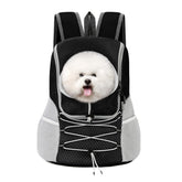 Pawaboo pet dog carrier backpack side view for ergonomic hiking-ready design