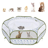Pawaboo playpen folded compact for easy storage and travel