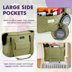 Pawaboo purse with front and back pockets for essentials.