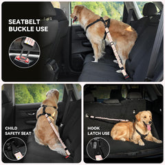 Pawaboo reflective stitching enhances visibility during night drives