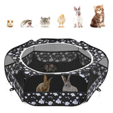 Pawaboo small animals playpen setup for quick, safe indoor or outdoor pet play.